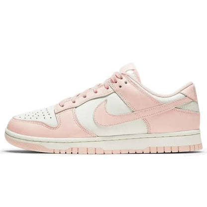 „NIKE Dunk Low Retro“ moteriški bateliai, rožiniai ir balti, žemi, retro stiliaus kasdieniai sportiniai bateliai, patvarūs sportiniai bateliai, riedlentininkų bateliai DD1873-112