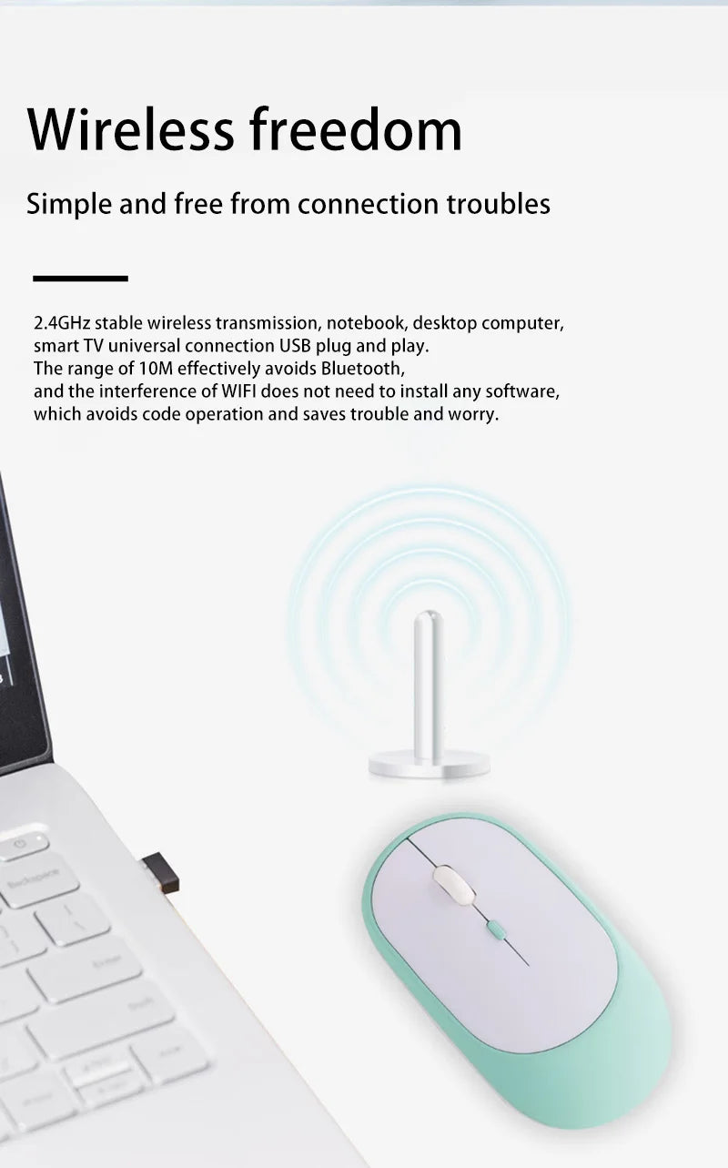 Lenovo Wireless Mouse USB Rechargeable Ergonomic Adjustable DPI Office Silent 2.4G Bluetooth Optical Electric Mouses Game Office
