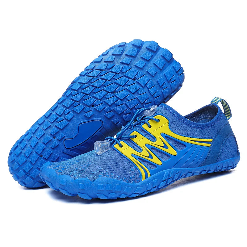 Men's Trail Running Shoes, Lightweight Athletic Zero Drop Barefoot Shoes Non-Slip Outdoor Walking Minimalist Shoes for Women