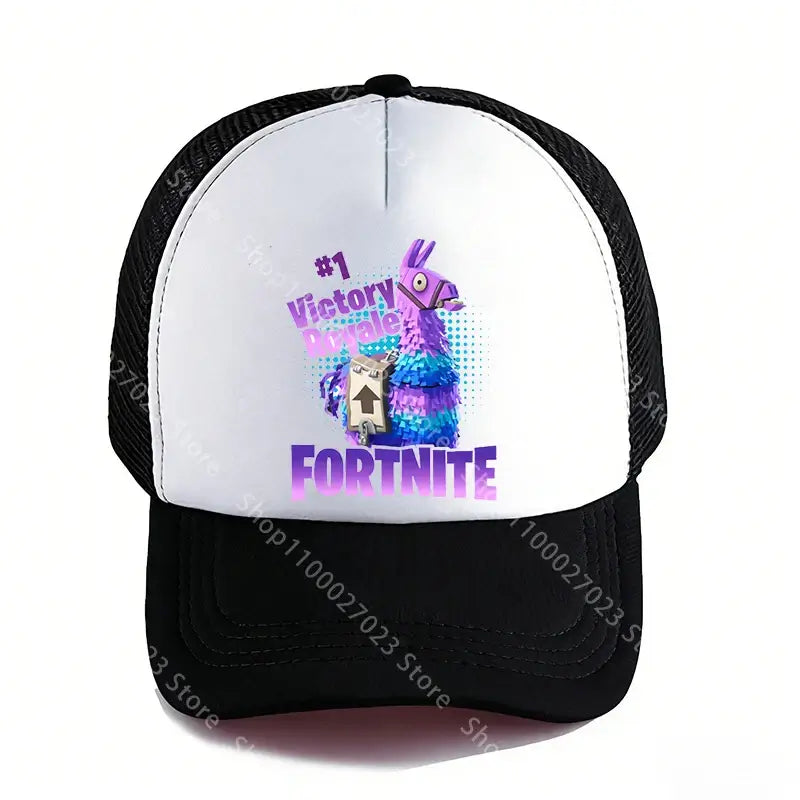 Fortnites Baseball Caps for Adult Boys Girls Cute Cartoon Summer Breathable Mesh Hat Anime Sunbonnet Headgear New Birthday Gifts