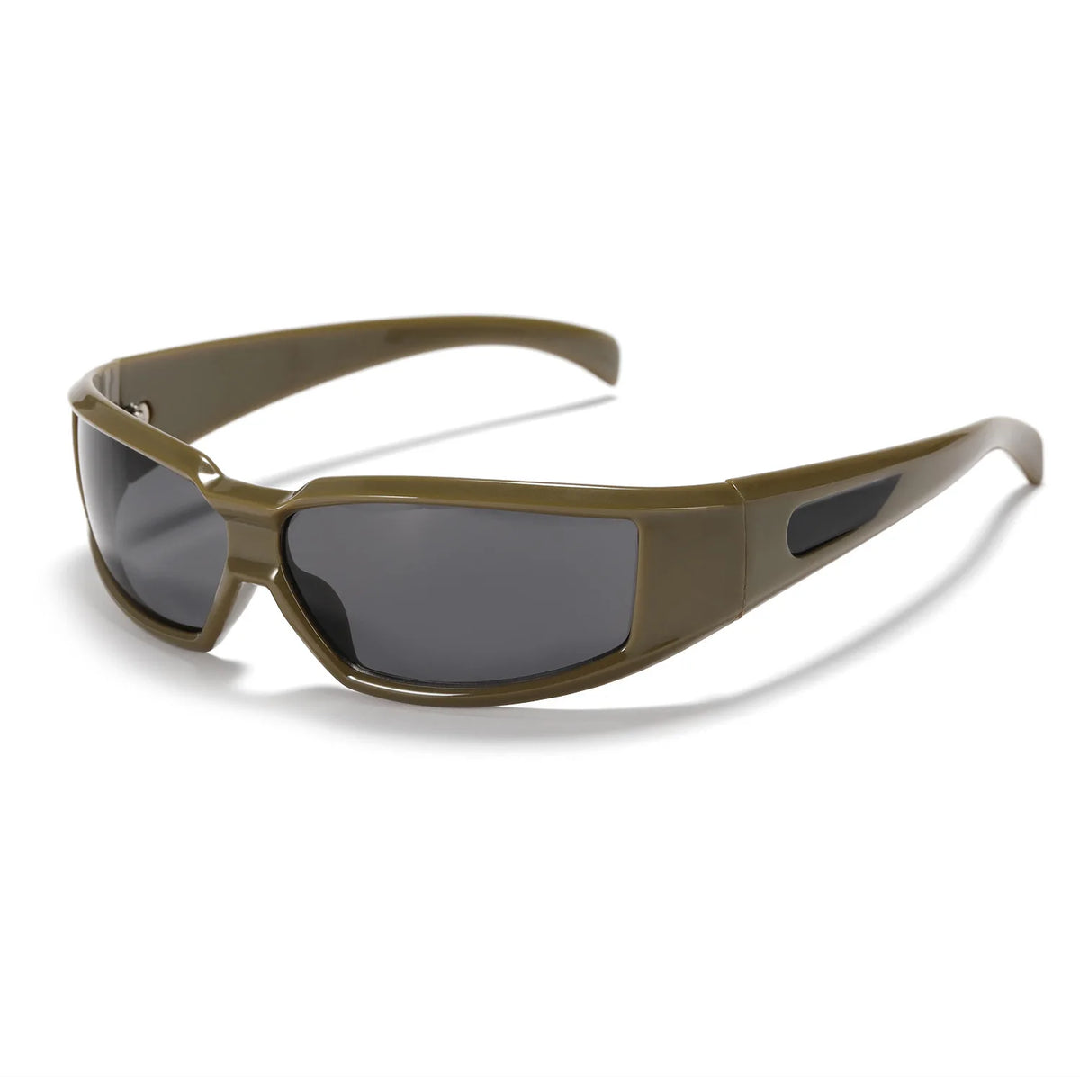 KLASSNUM Ochelari pentru femei Y2k Ochelari de soare la modă pentru bărbați, cu un design futurist și tehnologic Ochelari de soare argintii și roz pentru fete, cu protecție UV400