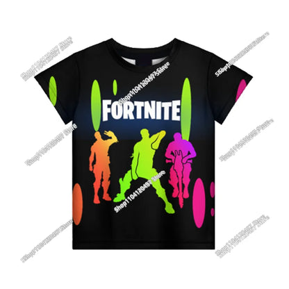 Sweatshirt med Fortnite-tryck för barn 2-14Y, huvtröja för pojkar och flickor, Harajuku-modejacka, barnkläder för spel och cosplaykostym
