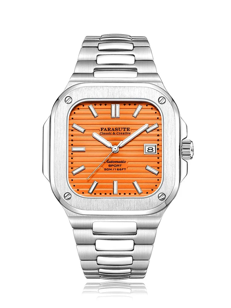 FARASUTE Automatic Mechanical Luxury Men's Watch Miyota9019 Movement Ultrathin 8.9mm Luminous 5ATM Waterproof Wristwatches Male