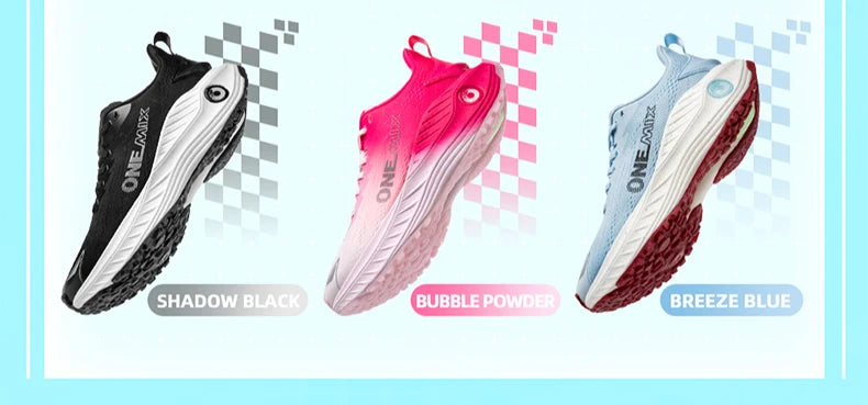 O-Resilio Running Shoes Men Cushion Stability Outdoor Sports Casual Mesh Lace-Up Lightweight Gym Jogging Sneakers