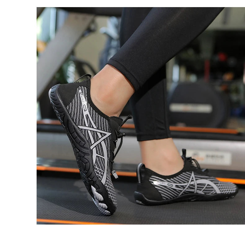 Aqua Shoes Herr Vattenskor Barfota strandskor Unisex Snabbtorkande utomhusskor Träningsskor Gymskor Sneakers Storlek 35–46