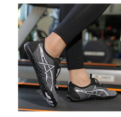 Aqua Shoes Herr Vattenskor Barfota strandskor Unisex Snabbtorkande utomhusskor Träningsskor Gymskor Sneakers Storlek 35–46
