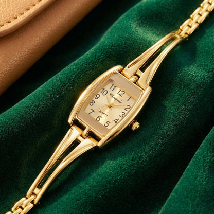 New Women's Bracelet Watch Top Brand Fashion Golden Quartz Ladies Watch Luxury Elegant Female Clock Gift for Woman Reloj Mujer