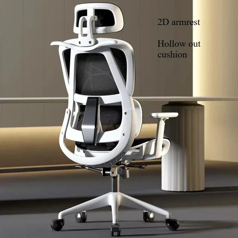 Office Chair Gaming Desk Ergonomic Computer Adjustable Armrests 3D Headrest Chair Lift Chair Back Can Tilt Back with Foot Pedals