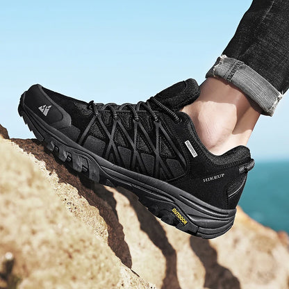 HIKEUP modne outdoor cipele za planinarenje, muške sportske ležerne čizme za planinsko pješačenje i kampiranje, neklizajuće tenisice za muškarce otporne na habanje