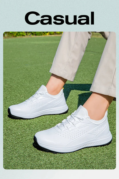 Golf Sports Shoes Men Waterproof high-Quality Leather Golf Competition Sports Shoes Formal Shoes Golf Course Men Training Shoes