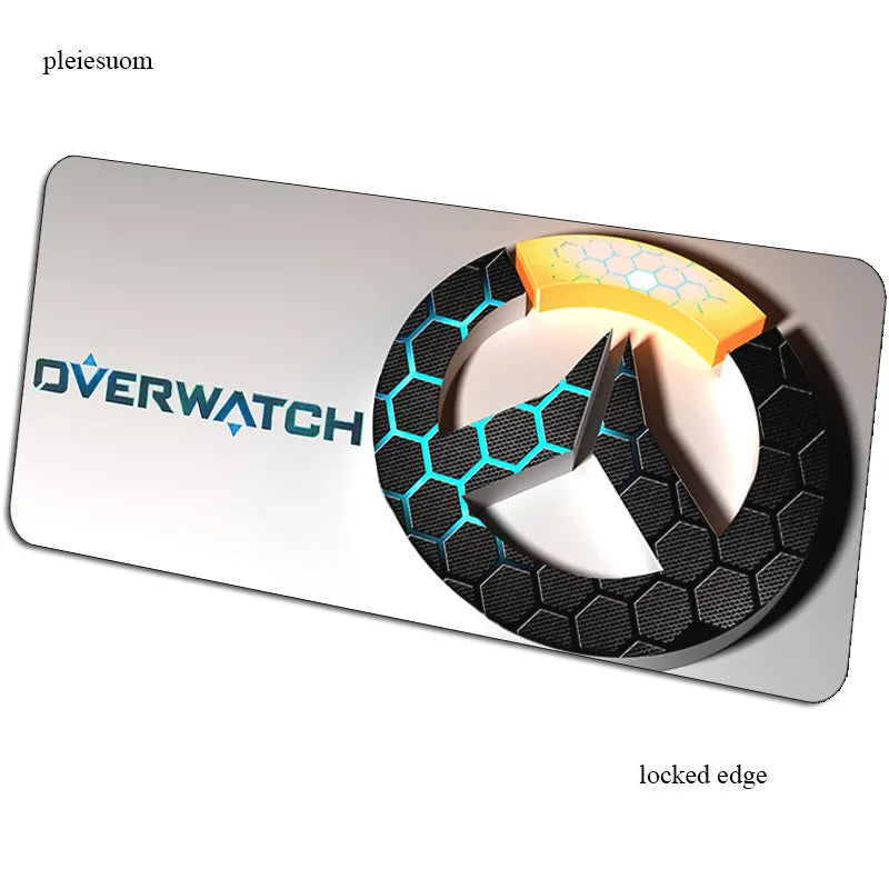 Tappetino mouse gaming Overwatch con stampa HD, 900x400x3mm, tappetino gamer per scrivania computer, mousemat PC economico per notebook