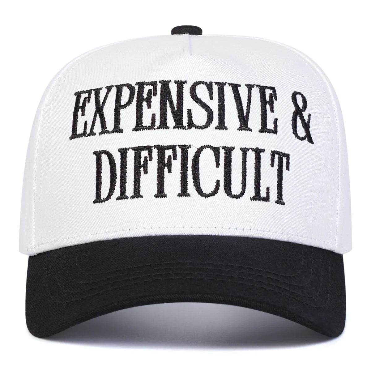 Unisex EXPENSIVE DIFFICULT Letter Embroidery Baseball Caps Spring Autumn Outdoor Adjustable Casual Hats Sunscreen Hat Sports Cap
