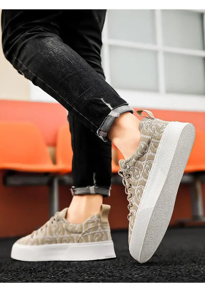 Παπούτσια σχεδιαστή μαύρα sneakers για άνδρες, παπούτσια για τρέξιμο και περπάτημα, ελαφριά καλοκαιρινά παπούτσια από καμβά 2024, ανδρικά πολυτελή sneakers