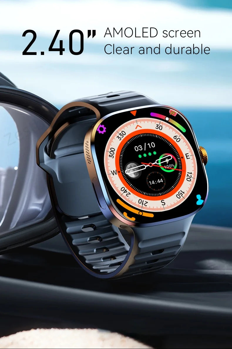 M99 Smartwatch 5G With 2.4inch Amoled Screen 900W Rotating Camera WIFI GPS Position Compass NFC Bluetooth Smart Watch Men Women