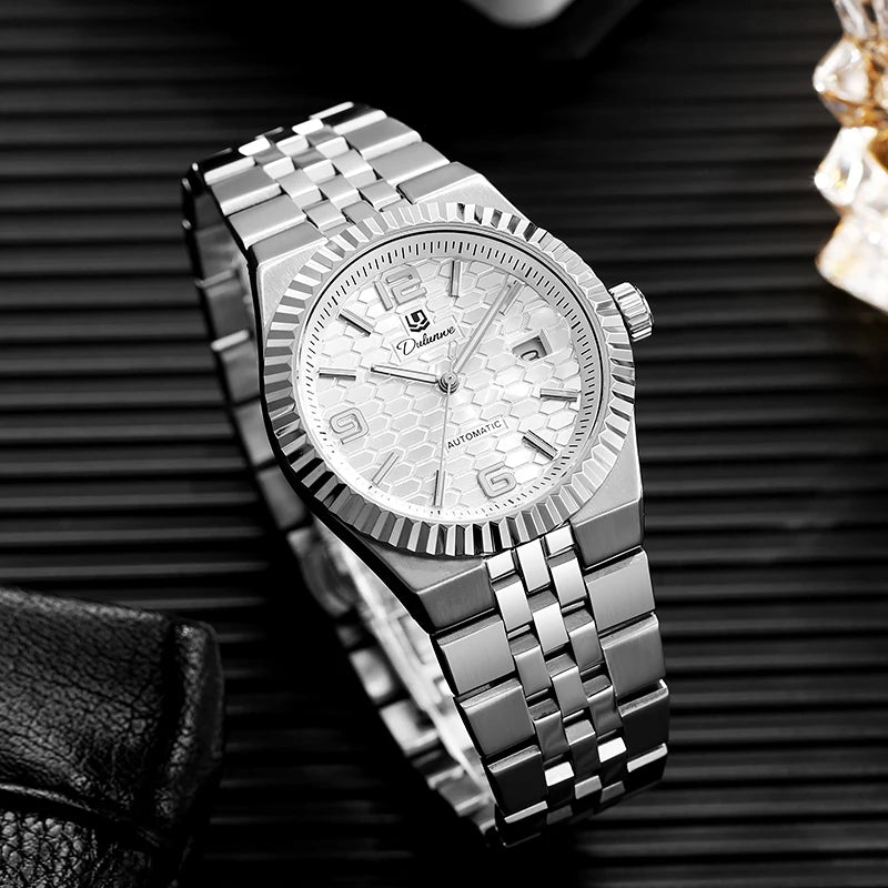 Luxury Automatic Mechanical Men's Watch Date Stainless Steel Man Watch Waterproof Luminous Business Watches For Men Reloj