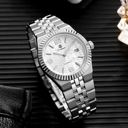 Luxury Automatic Mechanical Men's Watch Date Stainless Steel Man Watch Waterproof Luminous Business Watches For Men Reloj