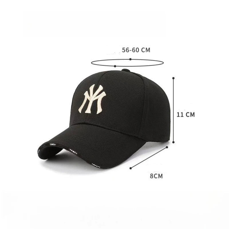 Fashion Baseball Caps Cotton Embroidery Letter Adjustable Unisex Hip Hop Trucker Hat Casual Snapback Cap Outdoor Sport Daily Cap
