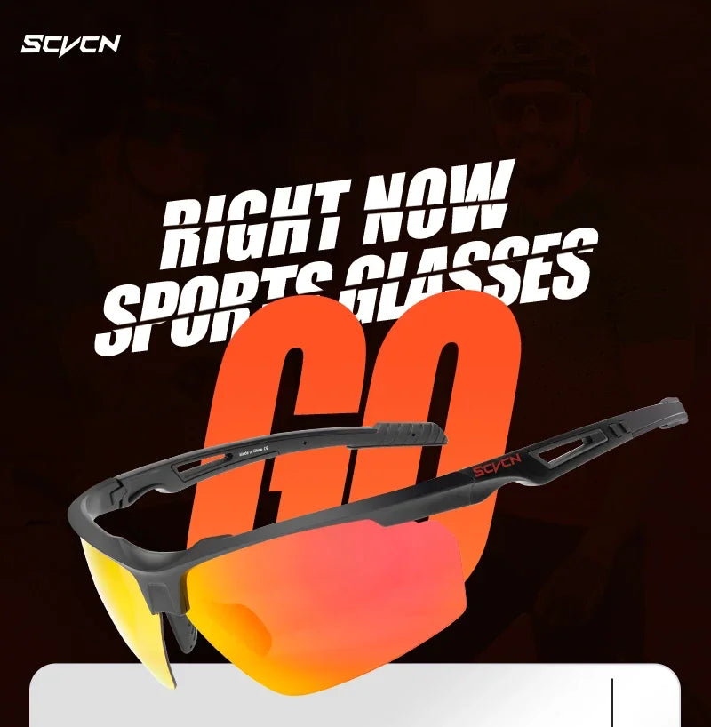 Ochelari de ciclism polarizați SCVCN, ochelari de soare pentru alergare, protecție UV, ochelari pentru ciclism sportiv, MTB, bicicletă de șosea, ochelari pentru femei, ochelari de protecție pentru ciclism