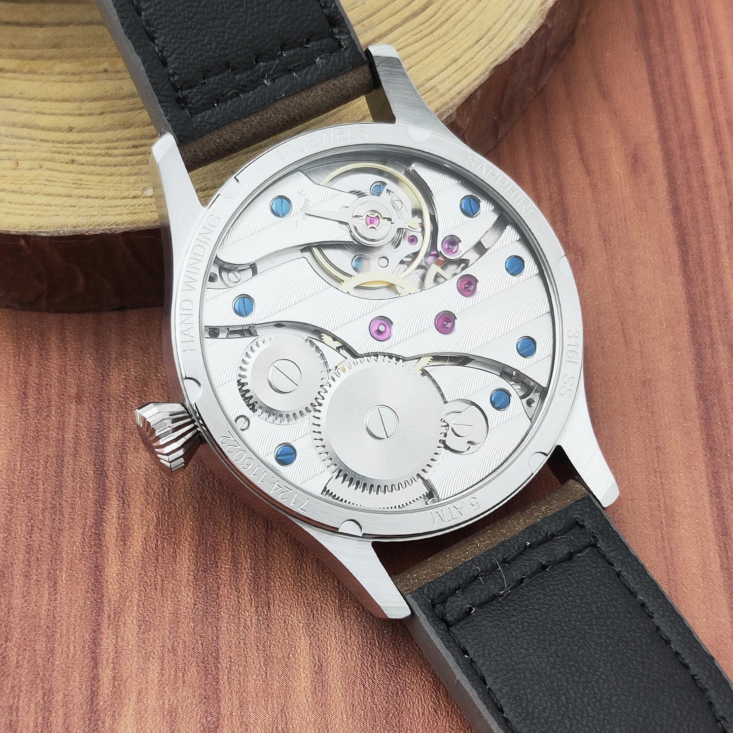 Corgeut Luxury Sapphire Glass 42 MM Dial St3600 Or St3601 Hand-Wound Movement 316L Steel Case Men's Watch 30 M Water Resistant