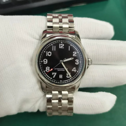 Sapphire Crystal Stainless Steel Men Watch Japan miyota movement waterproof luxury business sport Men's Analog Wristwatch