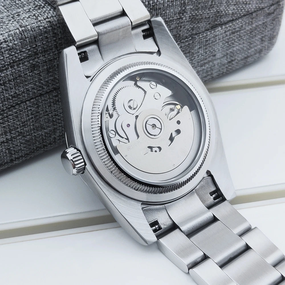 Custom Logo Luxury NH35 Watch for Women Men Watches 36MM/39MM Automatic Mechanical Wristwatches Sapphire Lume 10Bar Dive Reloj