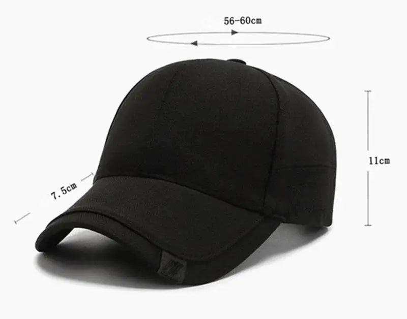 High Quality Solid Baseball Caps for Men Outdoor Cap Bone Gorras CasquetteHomme Trucker Hats Sunscreen Cap