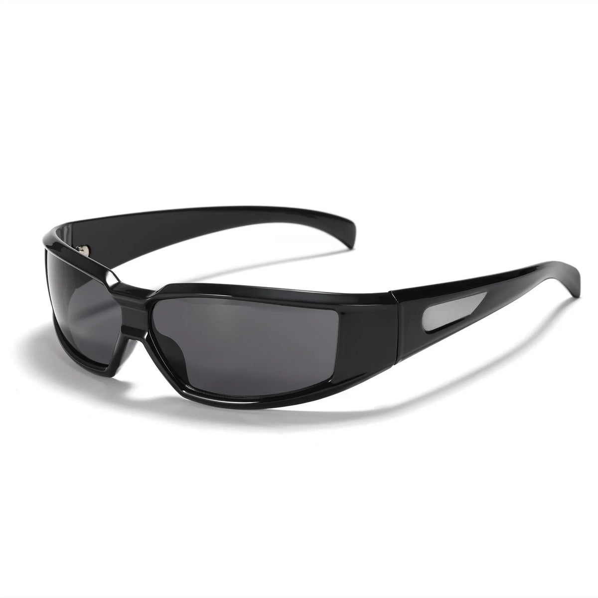 KLASSNUM Ochelari pentru femei Y2k Ochelari de soare la modă pentru bărbați, cu un design futurist și tehnologic Ochelari de soare argintii și roz pentru fete, cu protecție UV400