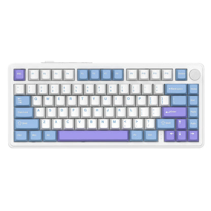 ATTACK SHARK X85/X85Pro Wireless Mechanical Keyboard 75% 82 Keys Tri-Mode Bluetooth Wird RGB Hot Swap Gasket Knob Large battery