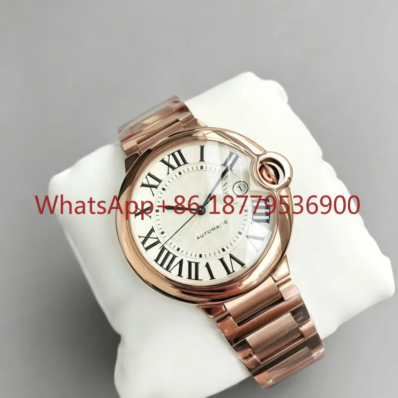 2026 Men Fashion Watch 904L Stainless Steel Leather 42MM Automatic Mechanical High-Quality AAA Custom Watches