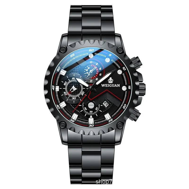 Black Samurai Watch Men's Waterproof Luminous Watch Personalized Fashion Business Luxury Wearable Watch