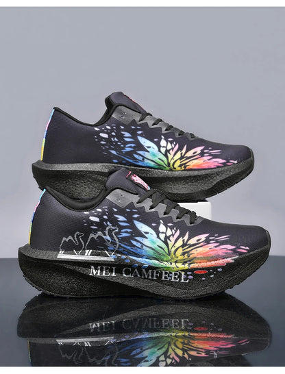 2026 New Eagle Pattern Running Shoes Carbon Plate Marathon Sports Shoes Ultra-Light Breathable Cushioning Training Running Shoes