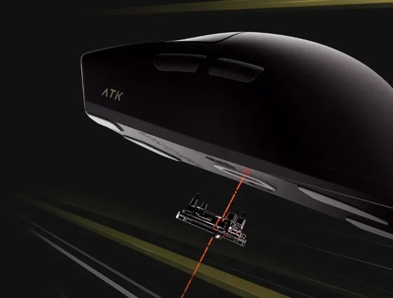 Novi ATK X1 SE Starlight bežični lagani miš PAW3395 26K DPI, upravljački program za Hub stranicu, 1000Hz, gaming miš, dodatna oprema za PC igrače