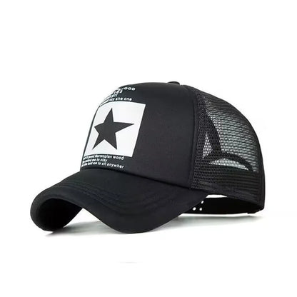 Fashion Summer Baseball Cap Snapback Mesh Trucker Hats Hip Hop Caps Cool Men Caps Female Outdoor Casual Sun Hat High Quality