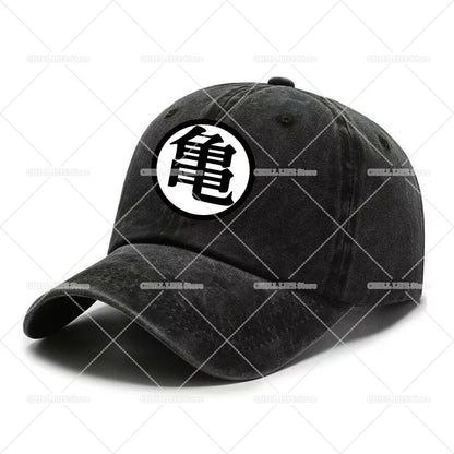 Anime Dragons Ball Men Washed Baseball Cap Son Goku Adults Retro Peaked Cap Outdoor Sport Hip-hop Dad Hat Unisex Mesh Sunhat