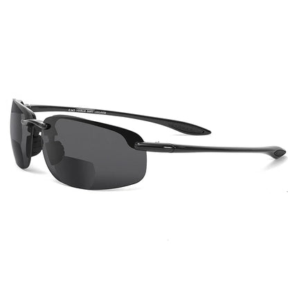 Ochelari de soare bifocali MAXJULI pentru femei și bărbați, ramă TR90 ultra-ușoară, protecție UV pentru citit la soare 8001