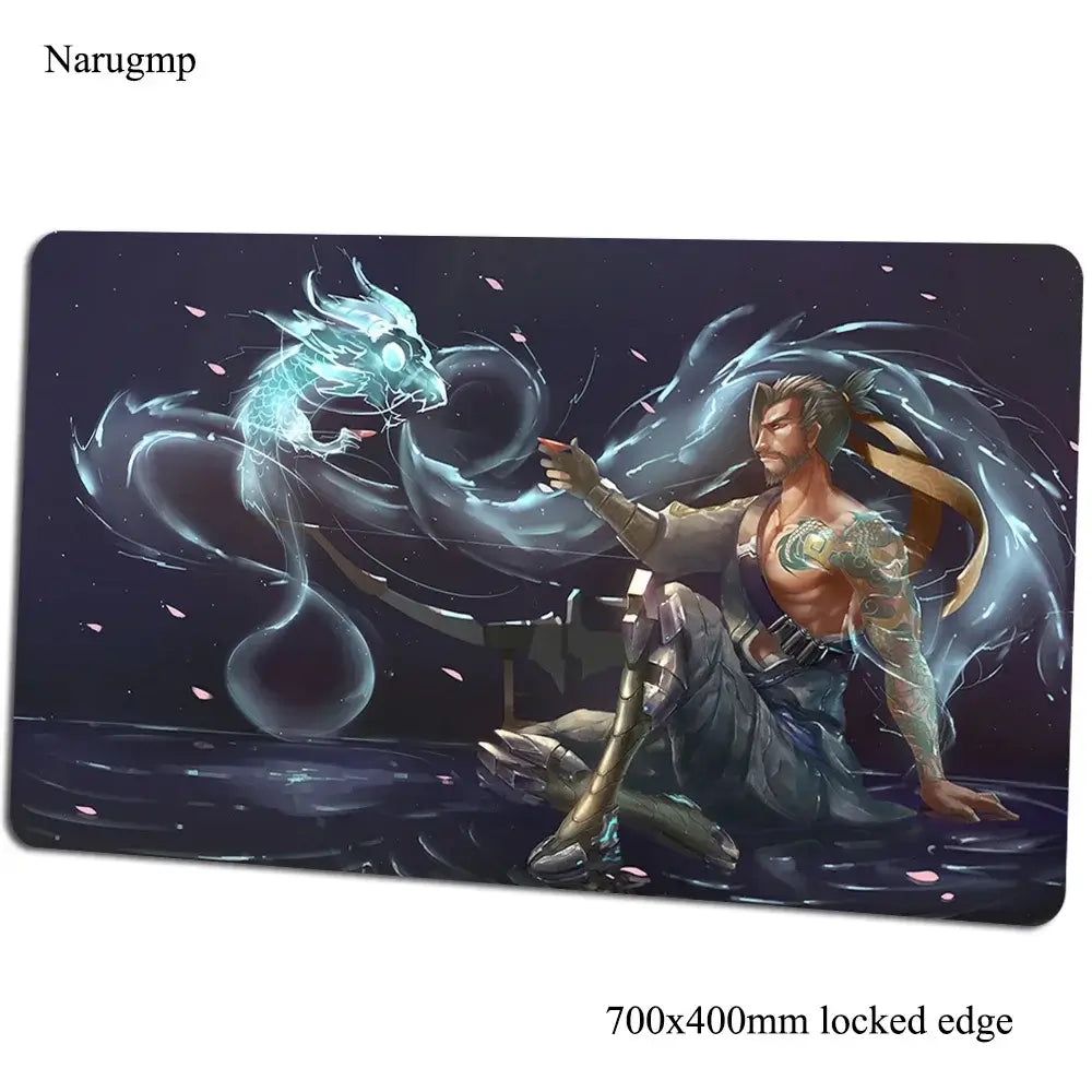 Alfombrilla de ratón Overwatch 700x400x3mm gaming anime con personalidad, esterilla de escritorio para oficina y notebook, regalo para niño, padmouse para juegos PC gamer