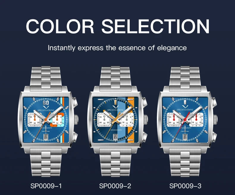 Watches Men 2025 New Hot Watches Luxury Men Quartz Wrist Watch Japan VK64 Chronograph Trendy Sport Waterproof Men's Watch
