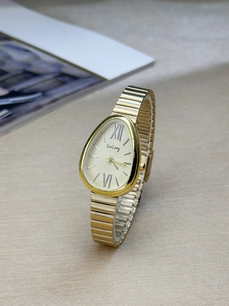 New Ladies Watches gift Snake Head Watch for Women Luxury Fashion Steel Strap Quartz Wristwatches Dropshipping Clock