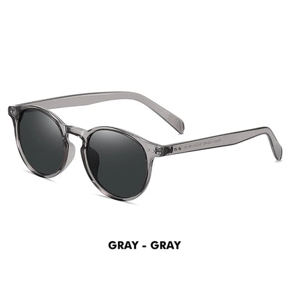 Ochelari de soare LM Retro rotunzi pentru femei și bărbați, ultralegeri, din TR90, polarizați, unisex, pentru șofat, ochelari de soare vintage, UV400, Gafas De Sol