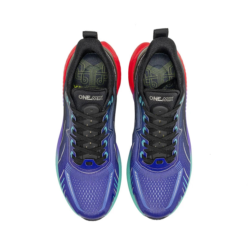 Zapatillas de running ONEMIX con nueva amortiguación para hombre, aptas para corredores de peso elevado, deportivas con cordones para mujer, antideslizantes, de exterior, zapatillas atléticas masculinas