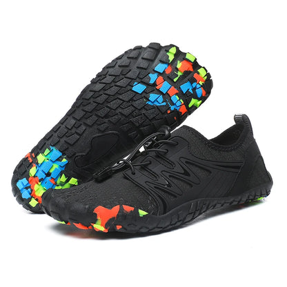 Men's Trail Running Shoes, Lightweight Athletic Zero Drop Barefoot Shoes Non-Slip Outdoor Walking Minimalist Shoes for Women