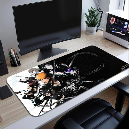 B-BLEACH Rebirth of Souls Επιφάνεια Ποντικιού Desk Mat Μεγάλη Αντιολισθητική Με Αντιξέφτισμα Για Πληκτρολόγιο Εργονομική Γραφείου Από Καουτσούκ Για PC Σπίτι Custom