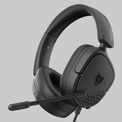 Casque de jeu filaire NUBWO pour PS5/PS4 Xbox Series X | S/Xbox One Switch Cache-oreilles à mémoire souple avec micro unidirectionnel transparent Jack 3,5 mm