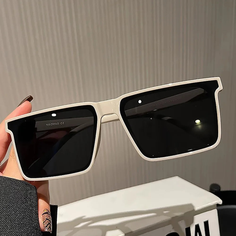 Vazrobe 160 mm Ochelari de soare supradimensionați pentru bărbați, polarizați, negri, unisex, cu ramă mare și groasă, mărime XXL