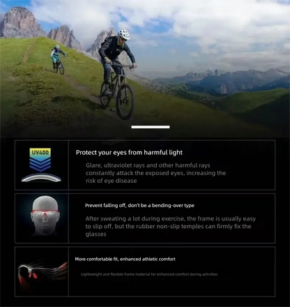 OKUMA New outdoor fishing fishing glasses for UV400 polarization to find fish, suitable for cycling, hiking and mountaineering.