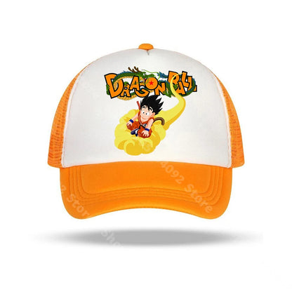 Dragon Ball Baseball Caps Anime Character Printed Sun Hat Kids Adults Summer Breathable Casual Hats Adjustable Peaked Cap Gifts