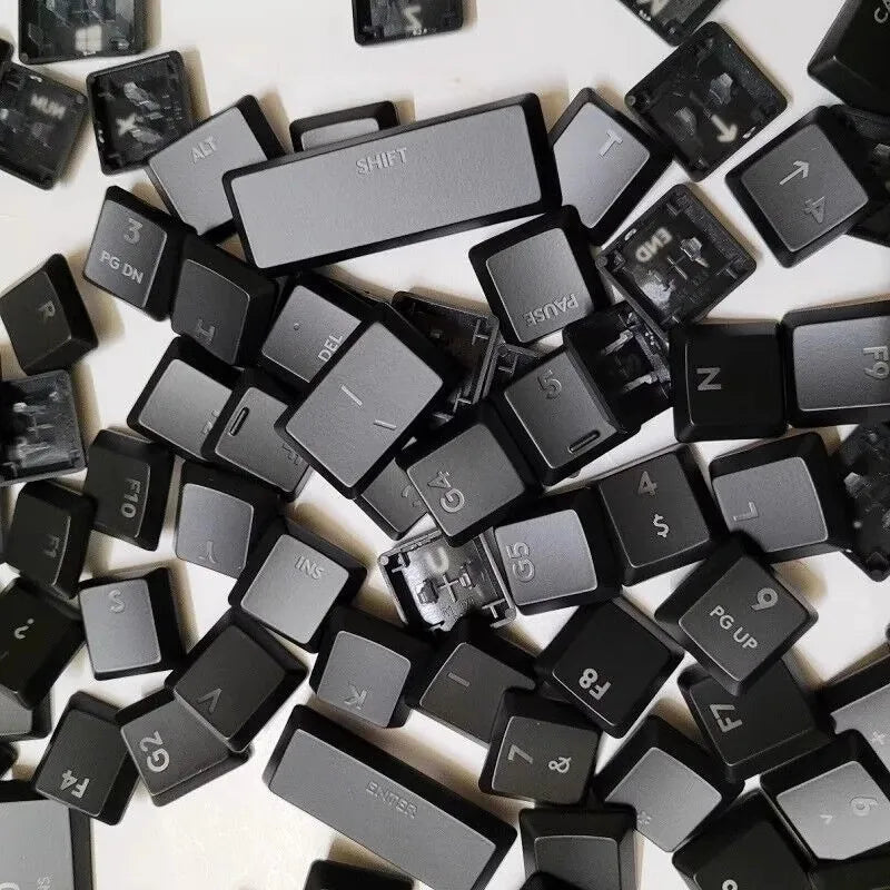 G915 913 TKL G815 G813 Textured Anti Slip Transparent Backlit Keycap, Suitable for Logitech Mechanical Keyboard
