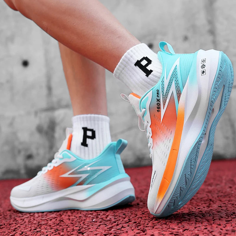 Specialty Marathon Running Shoes for Men Sports Breathable Lightweight Carbon Plate Women's Comfortable Athletic Non-Slip Sneakers