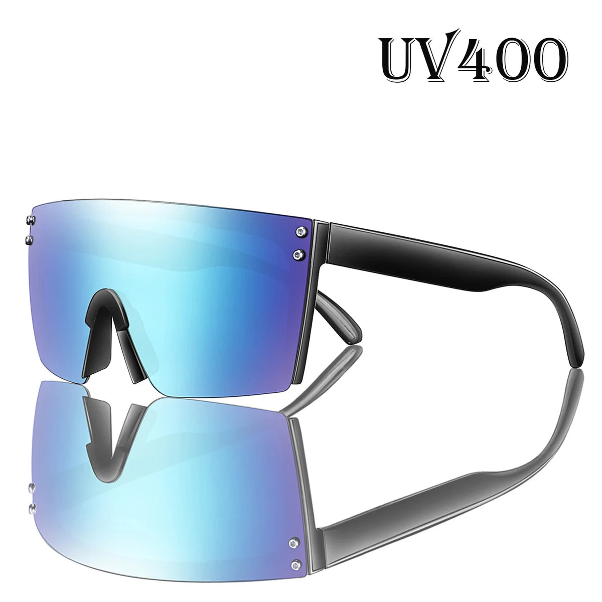 3 perechi de ochelari de soare pentru pescuit, pentru bărbați și femei, cu rame pătrate supradimensionate, rezistenți la vânt și cu protecție UV, potriviți pentru ciclism și drumeții în aer liber
