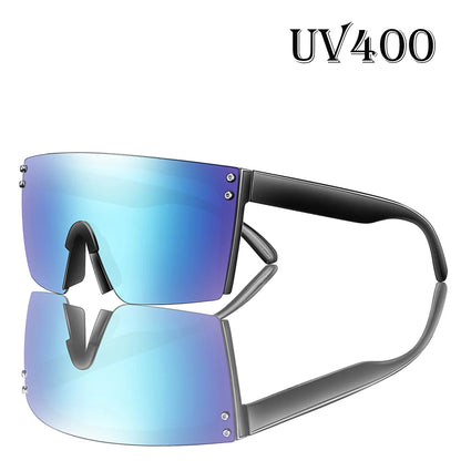 3 perechi de ochelari de soare pentru pescuit, pentru bărbați și femei, cu rame pătrate supradimensionate, rezistenți la vânt și cu protecție UV, potriviți pentru ciclism și drumeții în aer liber